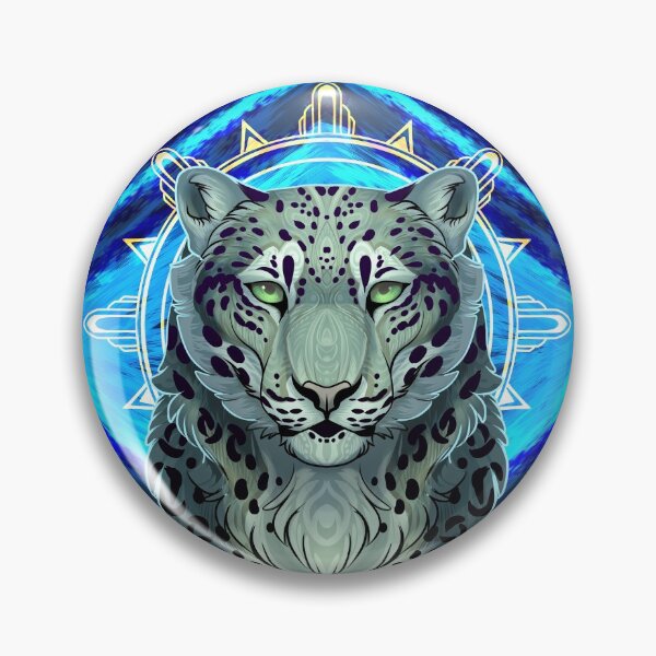 Item preview, Tribal Snow Leopard designed and sold by PaleoPanthera.
