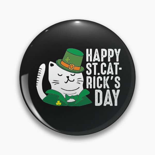 Item preview, Happy St Patrick's Cat-Rix's Day cute cat in leprechaun green costume funny Saint Pat Gifts designed and sold by alenaz.