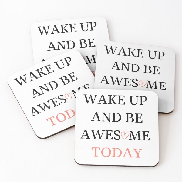Item preview, Wake up and be Awesome Today designed and sold by EnlightParis.