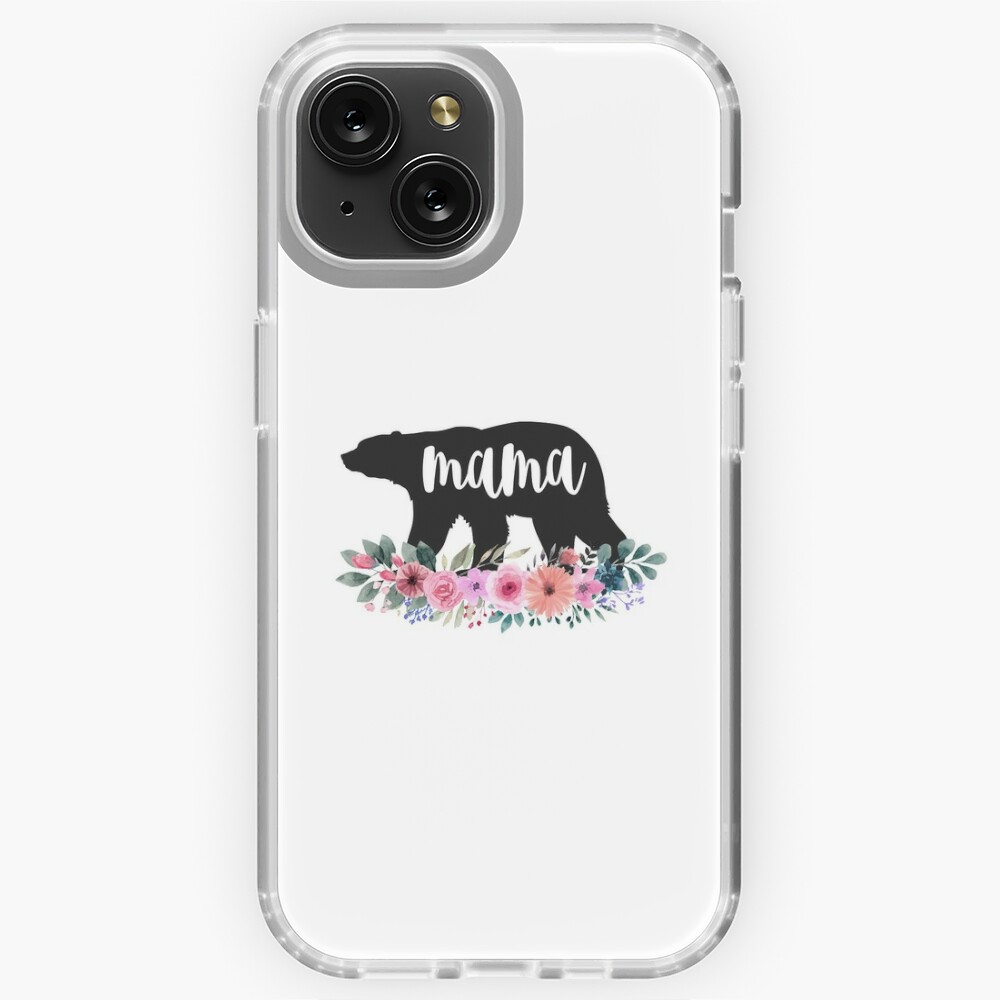 Mama Bear Floral Watercolor Flowers  Sticker for Sale by KNEI