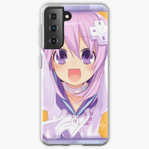 Neptune hugging the Camera - Hyperdimension Neptunia Samsung Galaxy Soft Case