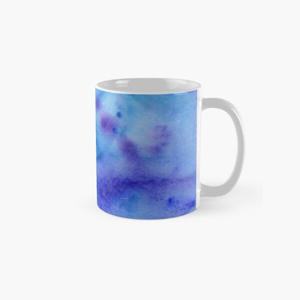 Blue Watercolor Classic Mug