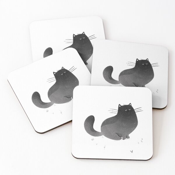 Item preview, Fed up Black Cat designed and sold by Aileen Swansen.