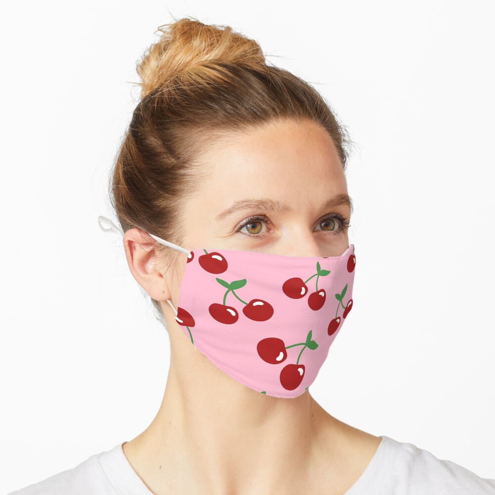Cherry Print Mask