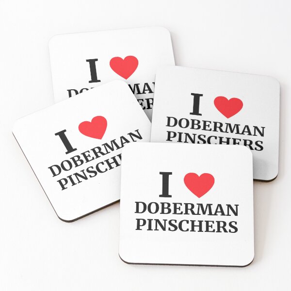 Item preview, I Love Doberman Pinschers Heart  designed and sold by Vanover Designs.