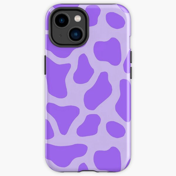 Lilac cow print iPhone Case by romirdrigz