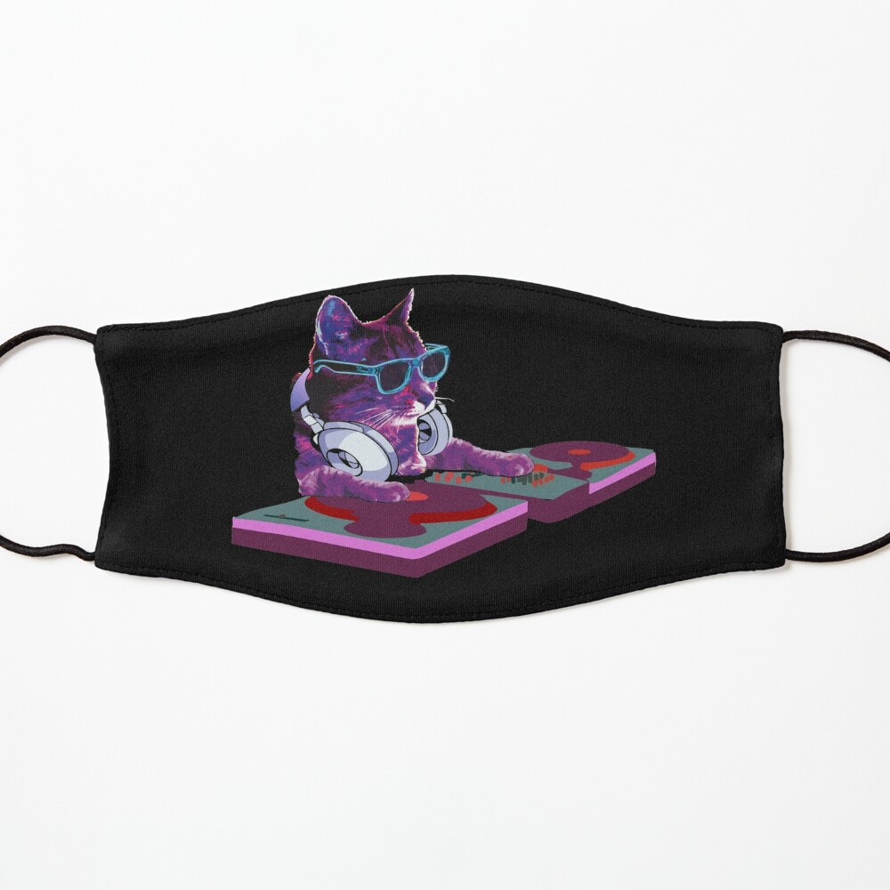  Funny Cat DJ Kitty Pet with Sunglasses for Cat Music lovers T- Shirt : Clothing, Shoes & Jewelry