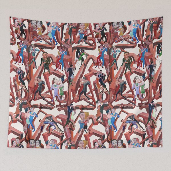 Item preview, Tango dancers and graffitis b designed and sold by Diego Manuel Rodriguez.