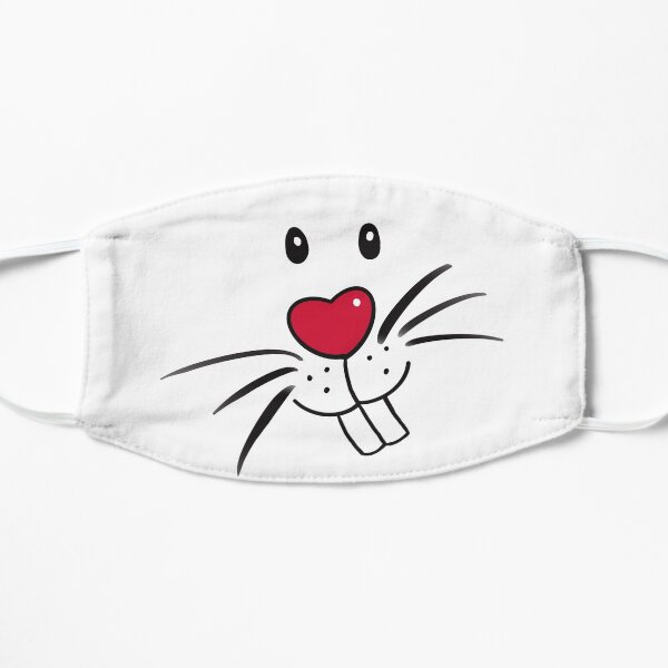 Hasengesicht Flache Maske