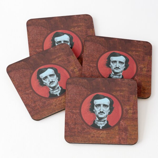 Item preview, Edgar Allan Poe (RED) designed and sold by creepyseb.