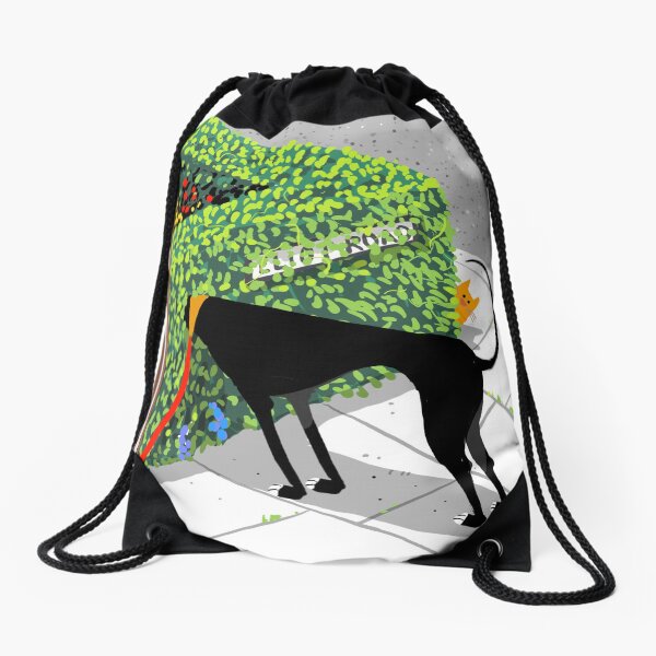 Checking for Cats Drawstring Bag