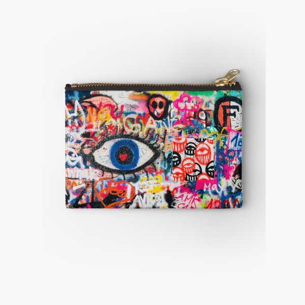 Item preview, Eye wall graffiti face mask  designed and sold by Tropical Blood.