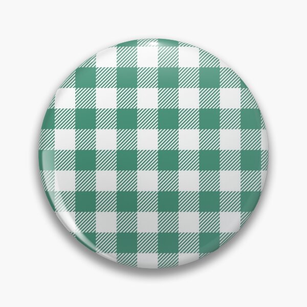 Item preview, Emerald Gingham Pattern Mask designed and sold by yoyomasks.