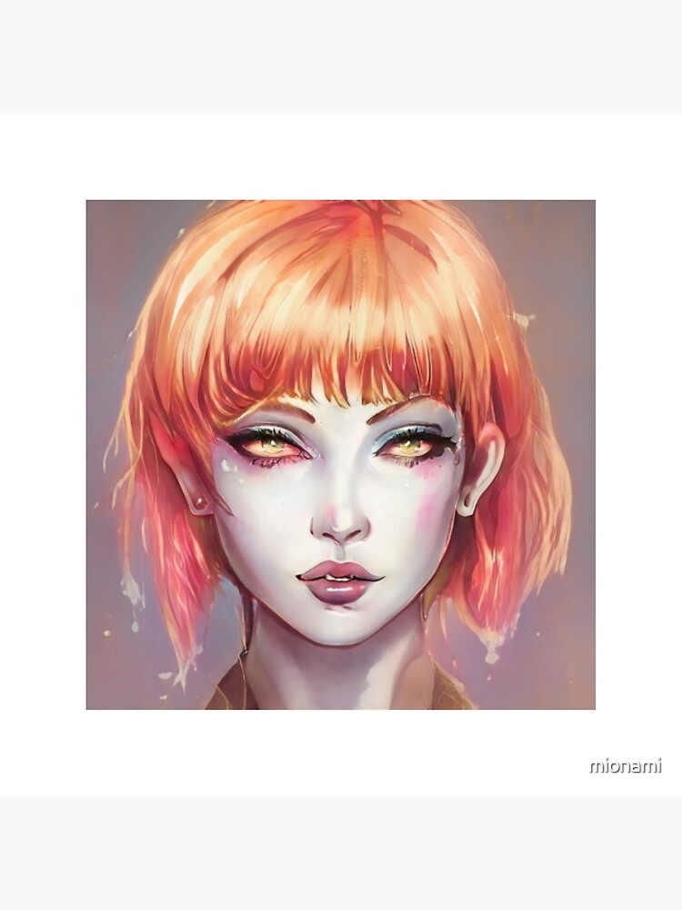 Red hair green eyes witch artbreeder portrait Red hair green eyes witch artbreeder portrait