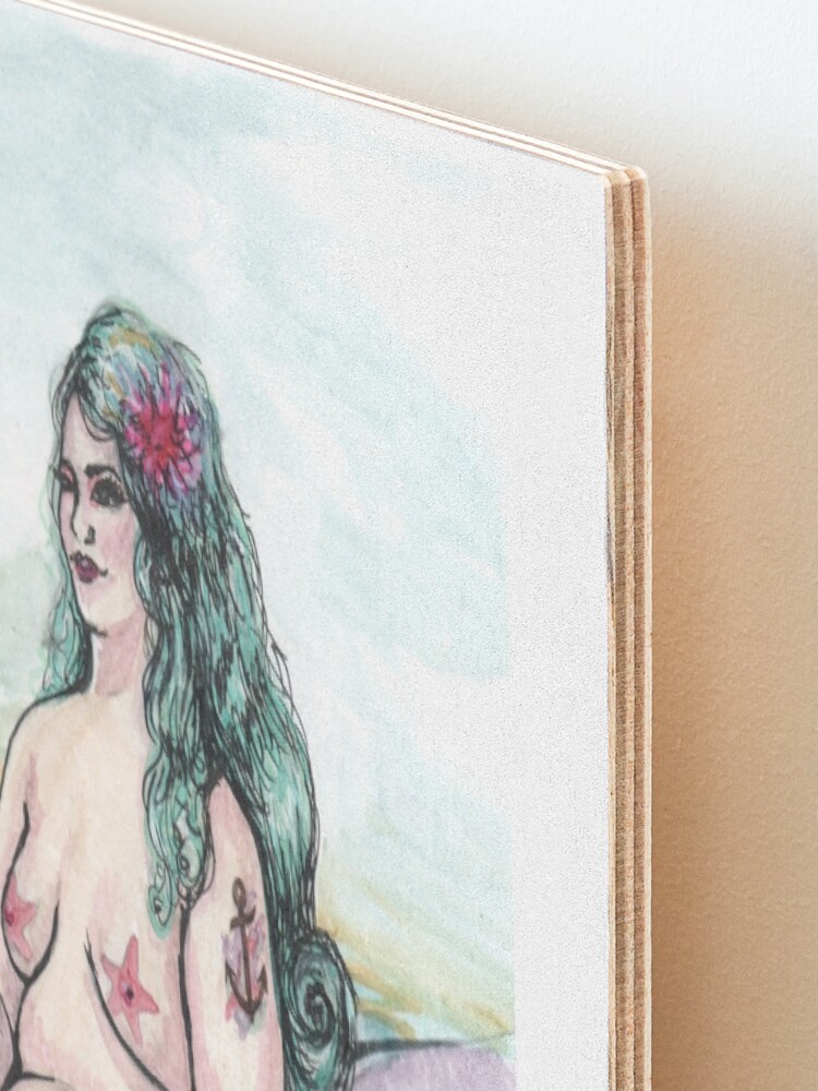 Alternate view of Siren Mounted Print