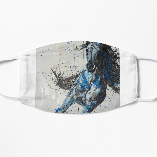 Blue Horse Mask