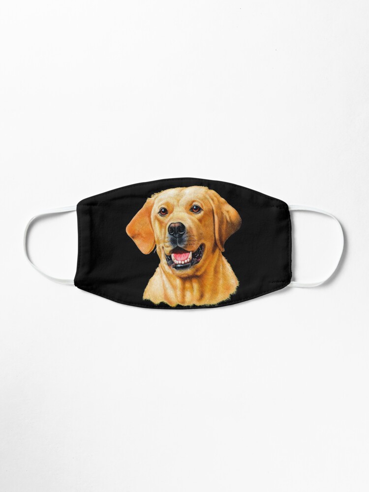 Download Yellow Labrador Full Face Image Mask By Fantasticdesign Redbubble Yellowimages Mockups