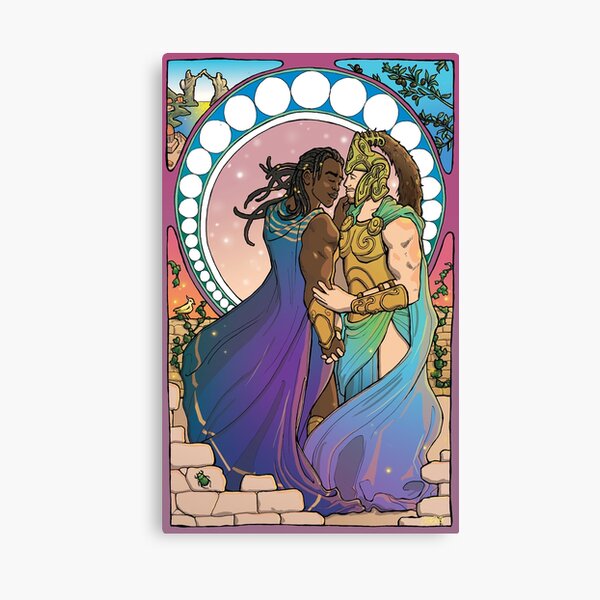 Kynaios and Tiro of Melets Canvas Print