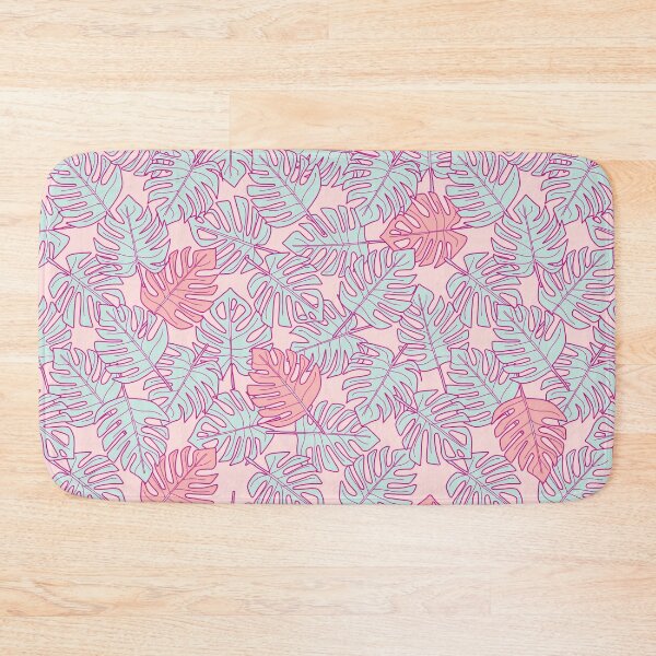 Item preview, Pink Monstera Pattern designed and sold by cafelab.