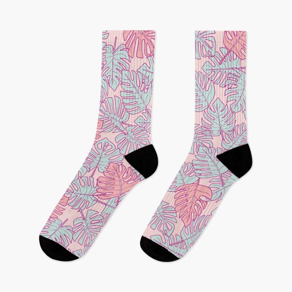 Item preview, Pink Monstera Pattern designed and sold by cafelab.