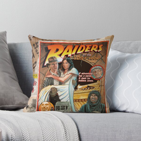 Raiders of the Lost Ark Throw Pillow