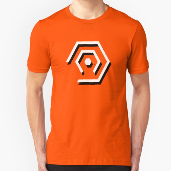 Minimal Hexagons Slim Fit T-Shirt