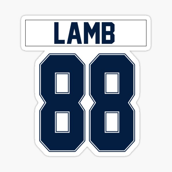 Buy Ceedee Lamb cedarian Sticker Online in India 