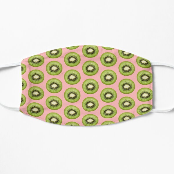 Kiwi Print Flat Mask