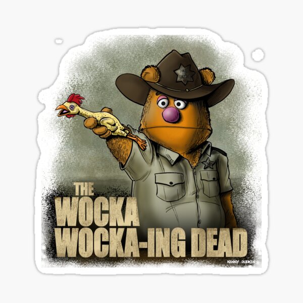 The Wocka Wocka-ing Dead Sticker