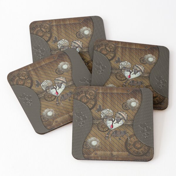 Item preview, Steampunk heart with clocks and gears designed and sold by nicky2342.