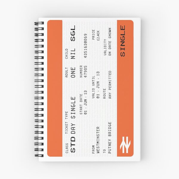 Item preview, London Rail Ticket designed and sold by sosowane.