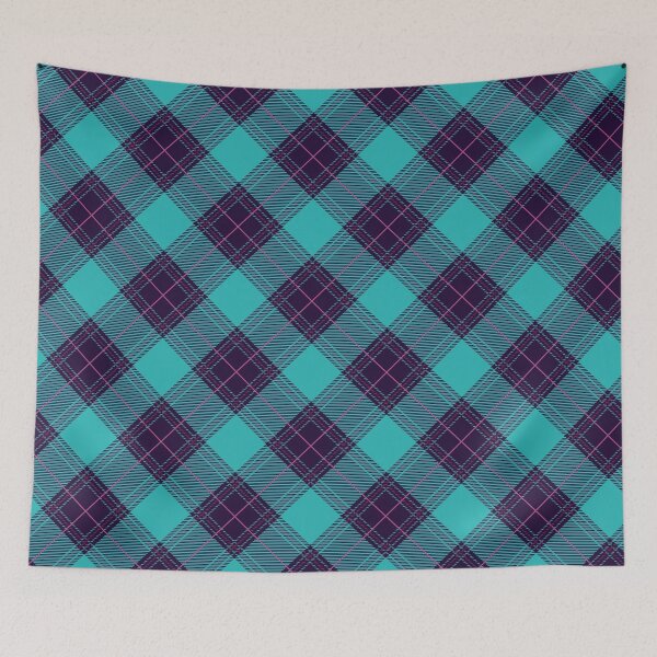 Item preview, Diagonal Plaid Teal designed and sold by oppositedge.