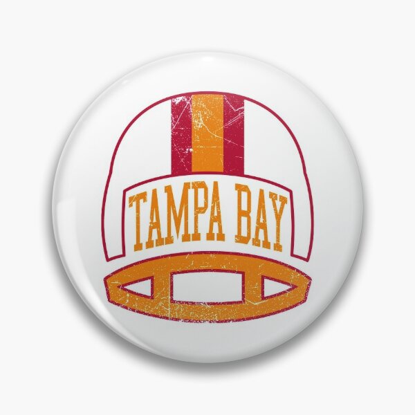 TAMPA BAY DEVIL RAYS OLD LOGO HAT PIN BACK BUTTON