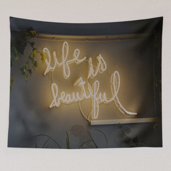 Item preview, Life is Beautiful Neon Lights  designed and sold by mwagie.