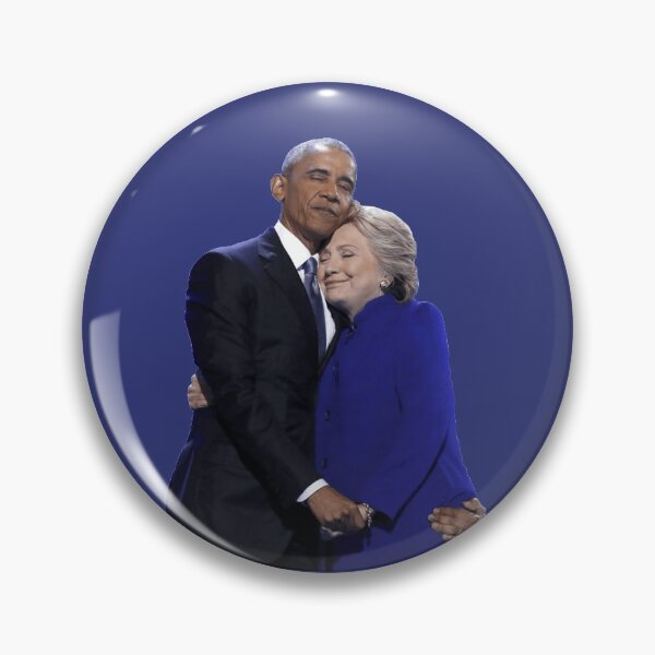Item preview, Hillary and Barack "DNC Hug" designed and sold by itsmebecca.