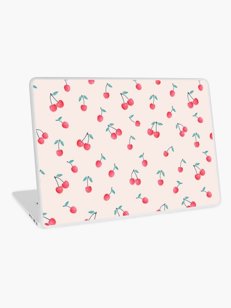 cute pink cherry print  iPad Case & Skin for Sale by aesthetic--art