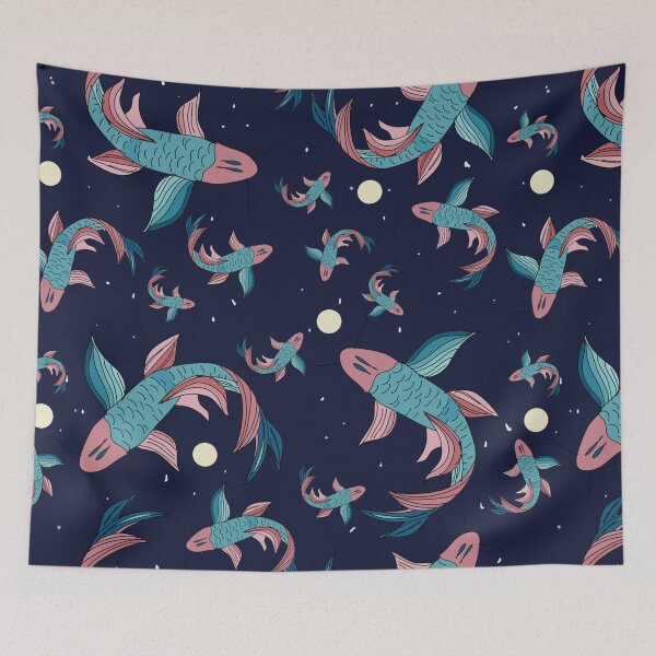 Item preview, FISH AND MOON designed and sold by Rococodesigns.