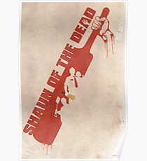 Shaun of the Dead Cricket Poster