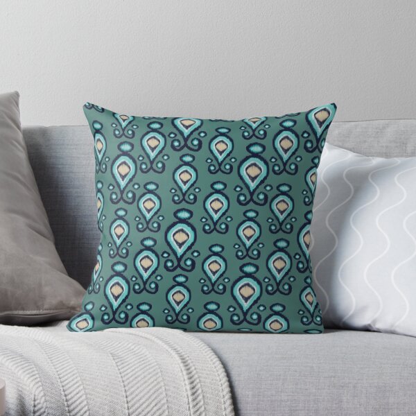 Sofishticated Ikat Throw Pillow