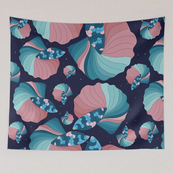 Item preview, FISH AND SKY designed and sold by Rococodesigns.