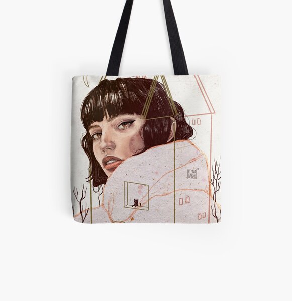 CONFINED All Over Print Tote Bag