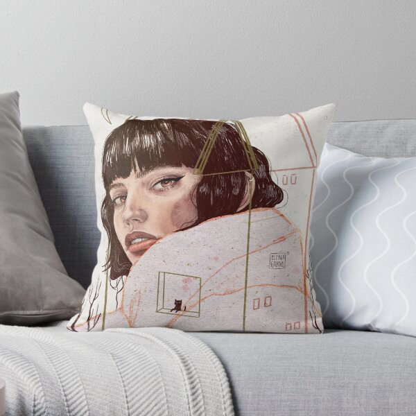 CONFINED Throw Pillow