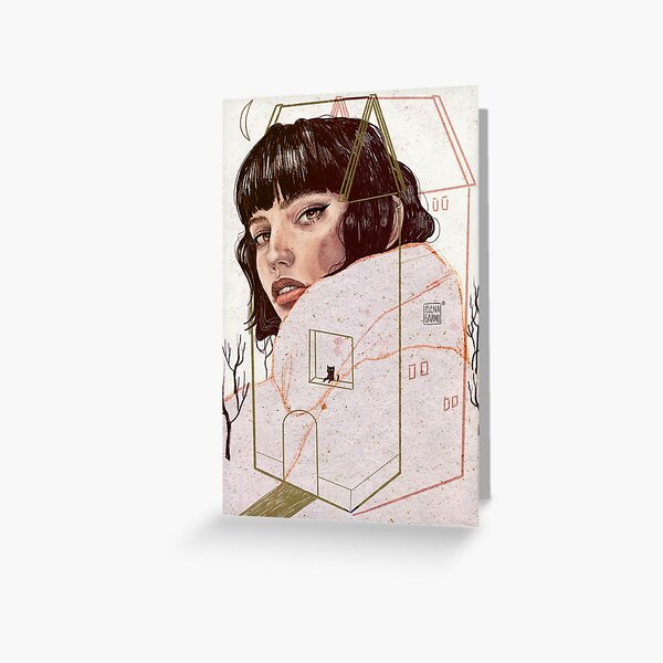 CONFINED Greeting Card