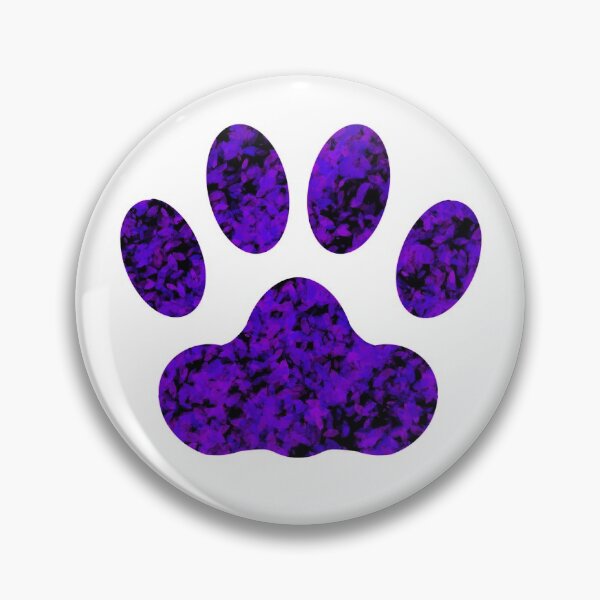 Item preview, Purple Paw Print designed and sold by MrsBlackCat.