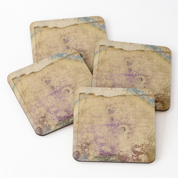 Item preview, Vintage Retro Writing Distressed Ephemera Floral Pattern  designed and sold by digitalvintage.