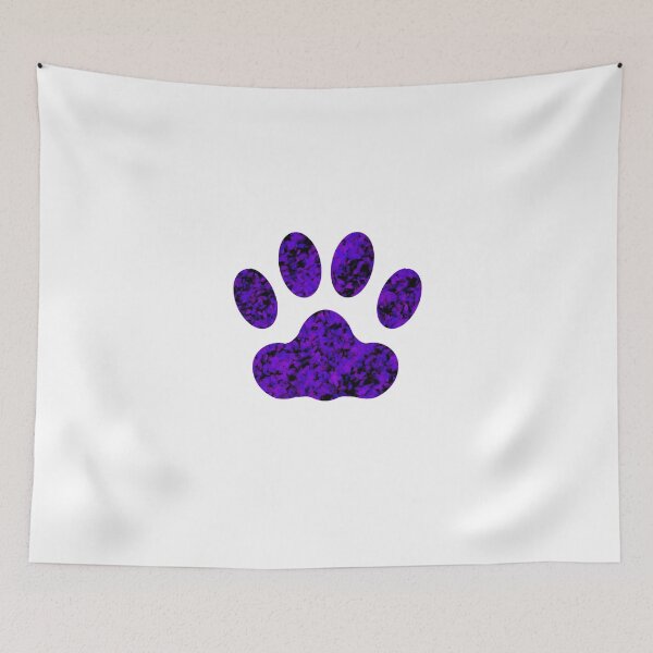 Item preview, Purple Paw Print designed and sold by MrsBlackCat.