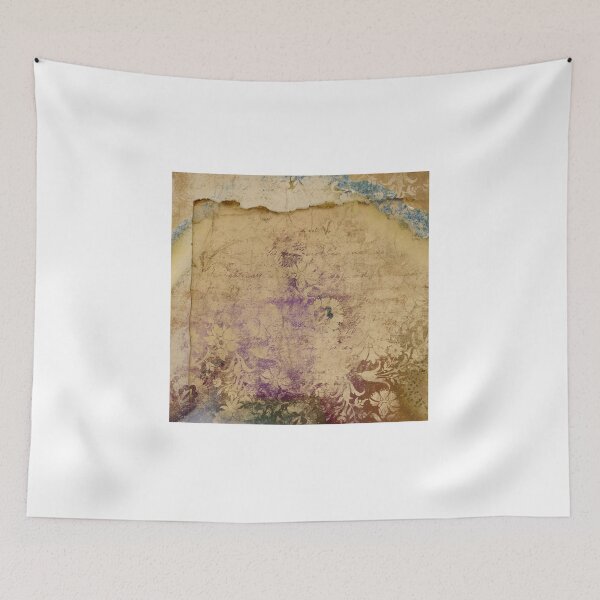 Item preview, Vintage Retro Writing Distressed Ephemera Floral Pattern  designed and sold by digitalvintage.