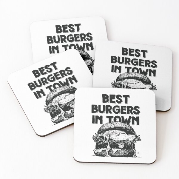 Item preview, Best Burgers in Town designed and sold by FBdraw.