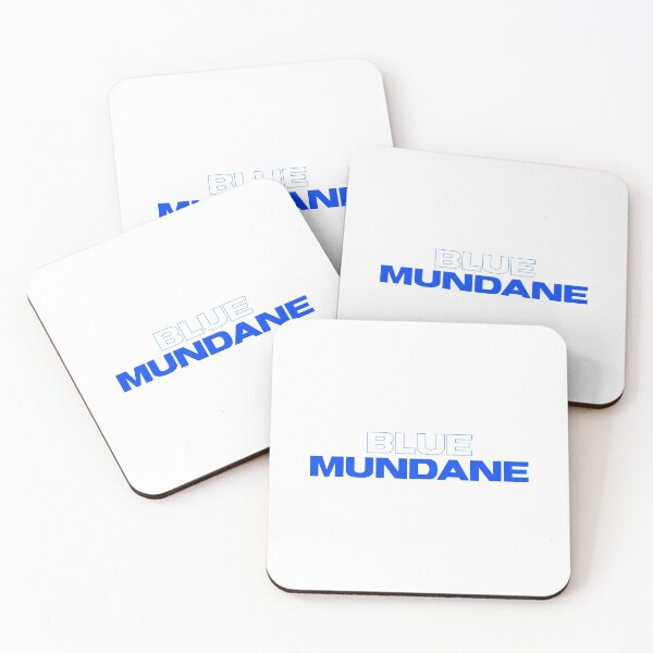 Item preview, Blue Mundane, Blue Monday, Moody Monday, Electric Blue, Play On Words, Monday Joke designed and sold by HomeConscious.