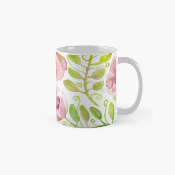 Pink Poppies Classic Mug
